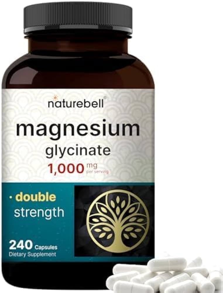Magnesium Glycinate 1000 mg 240 tablets NatureBell multivit
