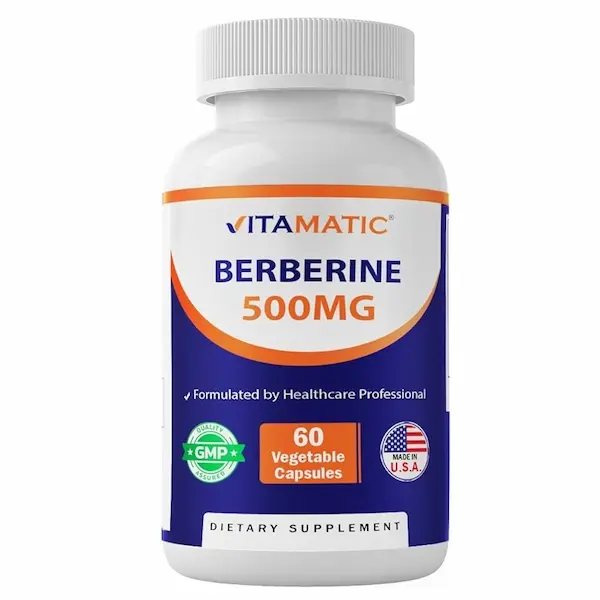 berberine 500mg 60 capsulas vitamatic بربرين 500م 60كبسول فيتا ماتك