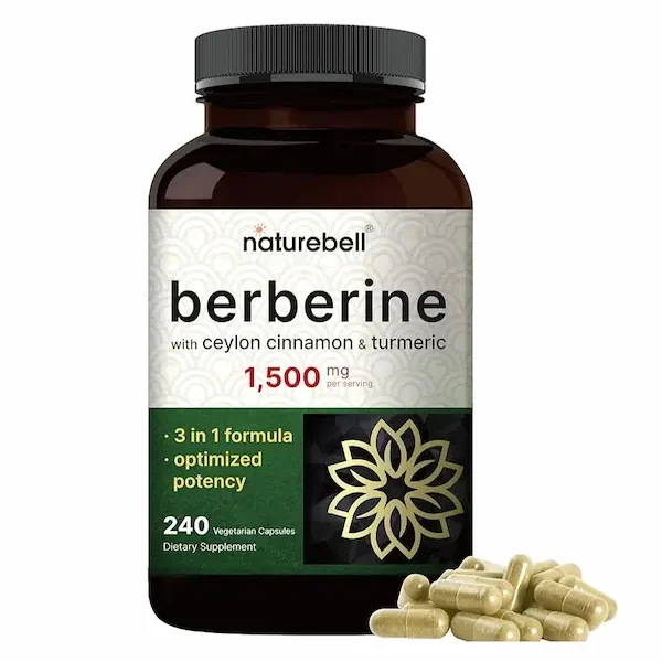Berberine 1500mg 240 caps NatureBell multivit