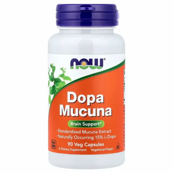dopa mucuna 90 veg capsules now foods دوبا موقونة 90 كبسولة ناو فودز