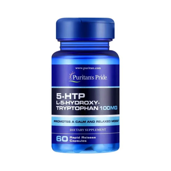 فيف اتش تي بي 100مجم 60 كبسولة بيورتن برايد 5HTP 100mg 60 Capsules Puritan's Pride